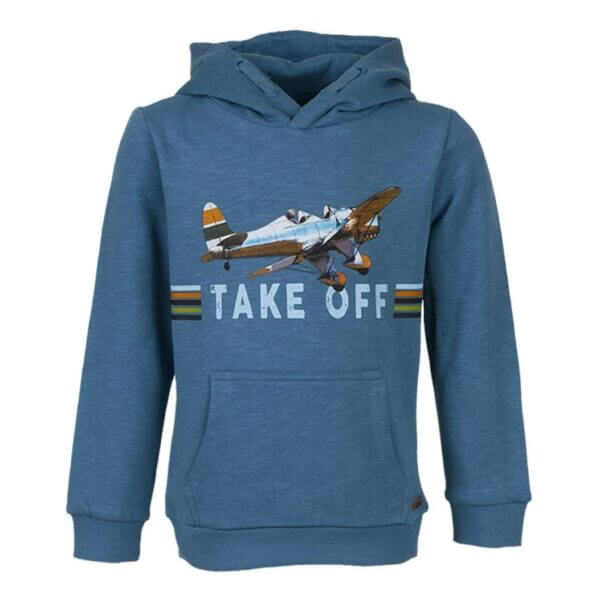Someone sweater met kap CROME-SB-16-A blauw