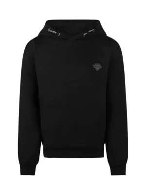 No Way Monday jongens hoodie dropped shoulder zwart -