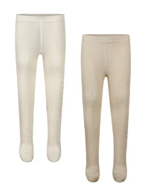 Dirkje meisjes set met 2 maillots off white beige -