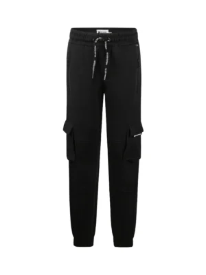 No Way Monday jongens joggingbroek zwart cargo -