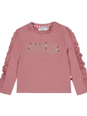 Dirkje meisjes longlseeve oudroze amour -