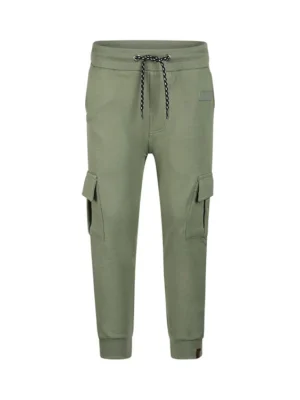 Koko Noko jongens cargo joggingbroek groen -