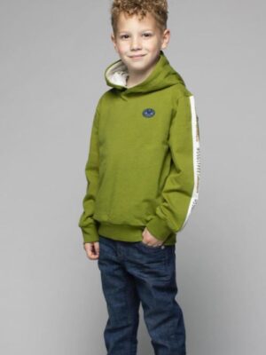 Moodstreet sweater sleeve stripe sweater M308-6389 LAATSTE STUK MAAT 134/140