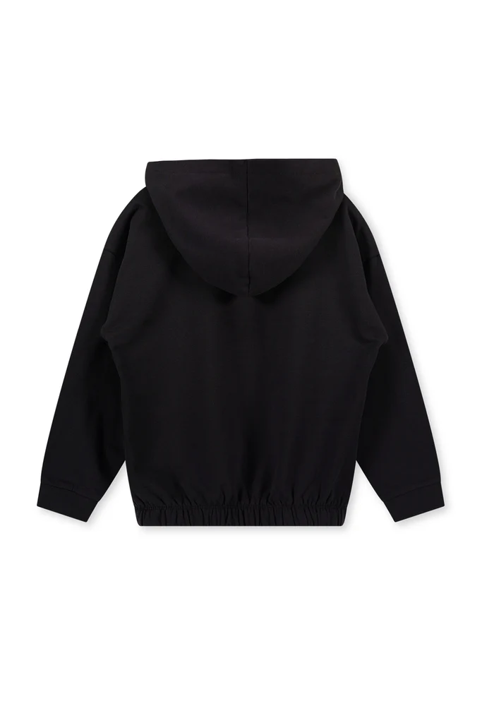 Moodstreet hoodie met printopdruk zwart M308-5347 - Afbeelding 3