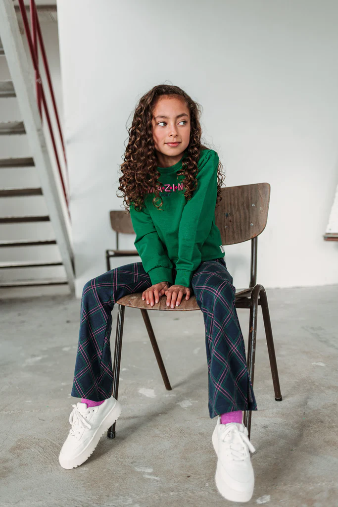 B.Nosy flared broek met split onderaan Y308-5650 - Afbeelding 3