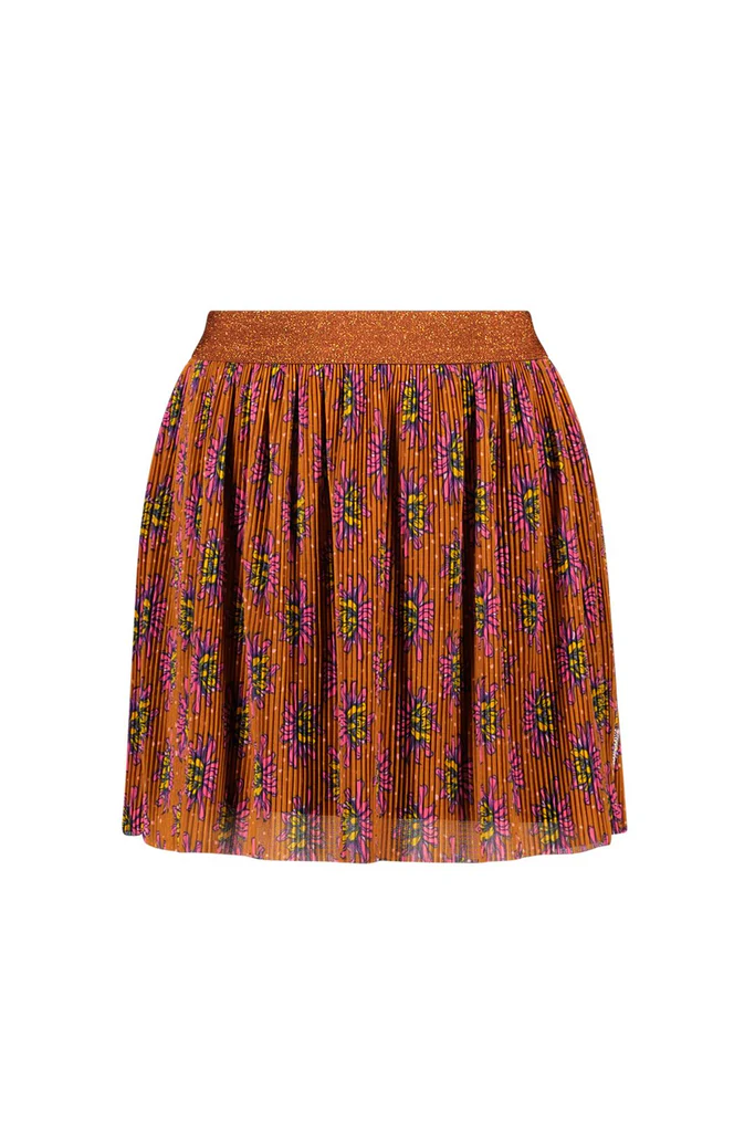 B.Nosy bloemenrokje met tailleband in glitters! Y308-5730