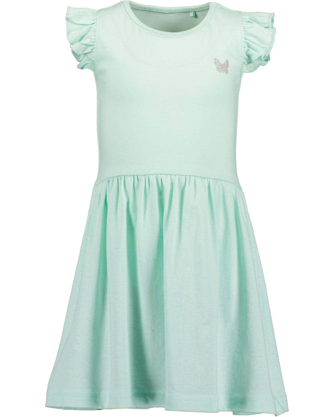 Blue Seven jurk in aqua met glitter hartje!