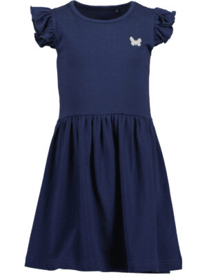 Blue Seven jurk in navy met glitter hartje!