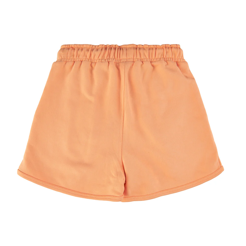 The New short in sweaterstof abrikoos - Afbeelding 2