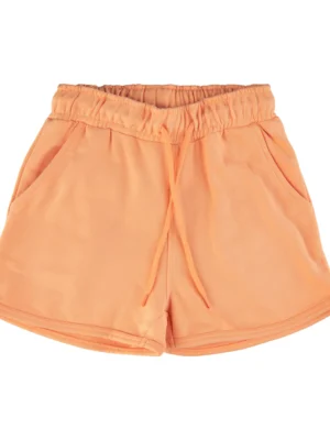 The New short in sweaterstof abrikoos