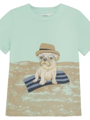 Minymo t-shirt met chille bull print LAATSTE STUK MAAT 128
