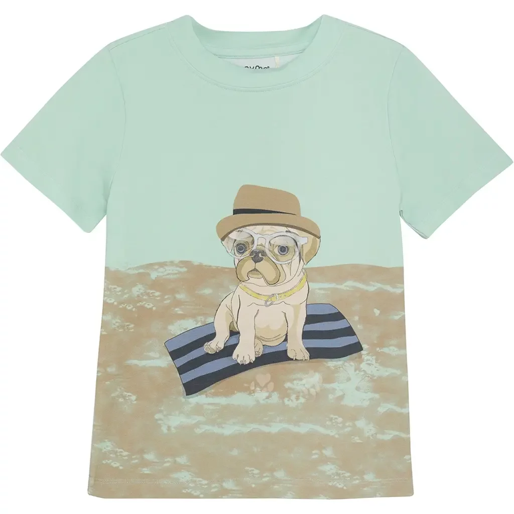 Minymo t-shirt met chille bull print LAATSTE STUK MAAT 128