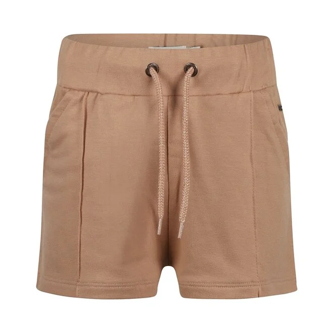 No Way Monday meisjes shorts beige joggingshorts
