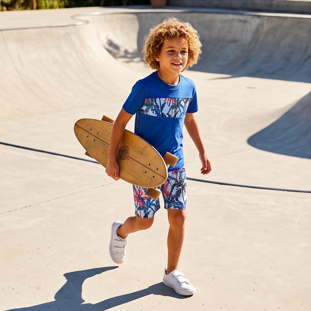 Nais t-shirt Niels blue