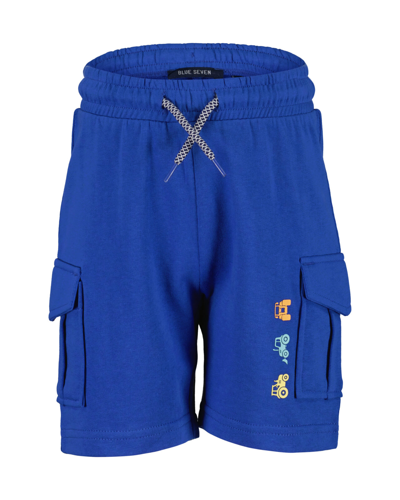 Blue Seven short cobalt blauw traktor