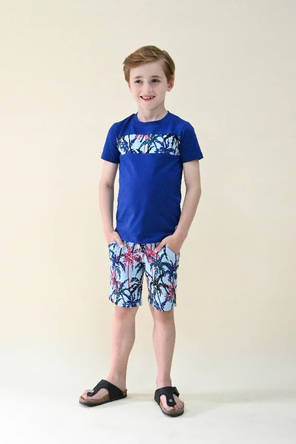 Nais t-shirt Niels blue - Afbeelding 6