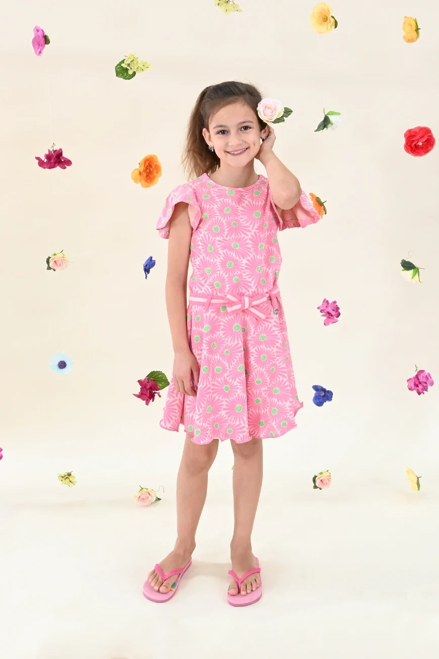 LoFff jurk Karina bloemenprint - Afbeelding 3