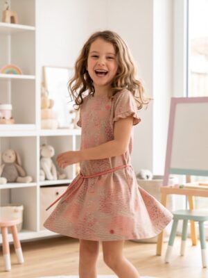 Quapi Jurk met stippen AOP Multi-dot
