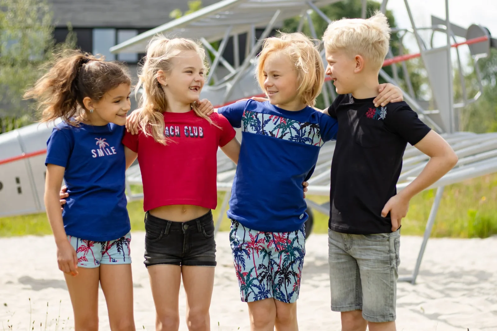 Nais t-shirt Niels blue - Afbeelding 4