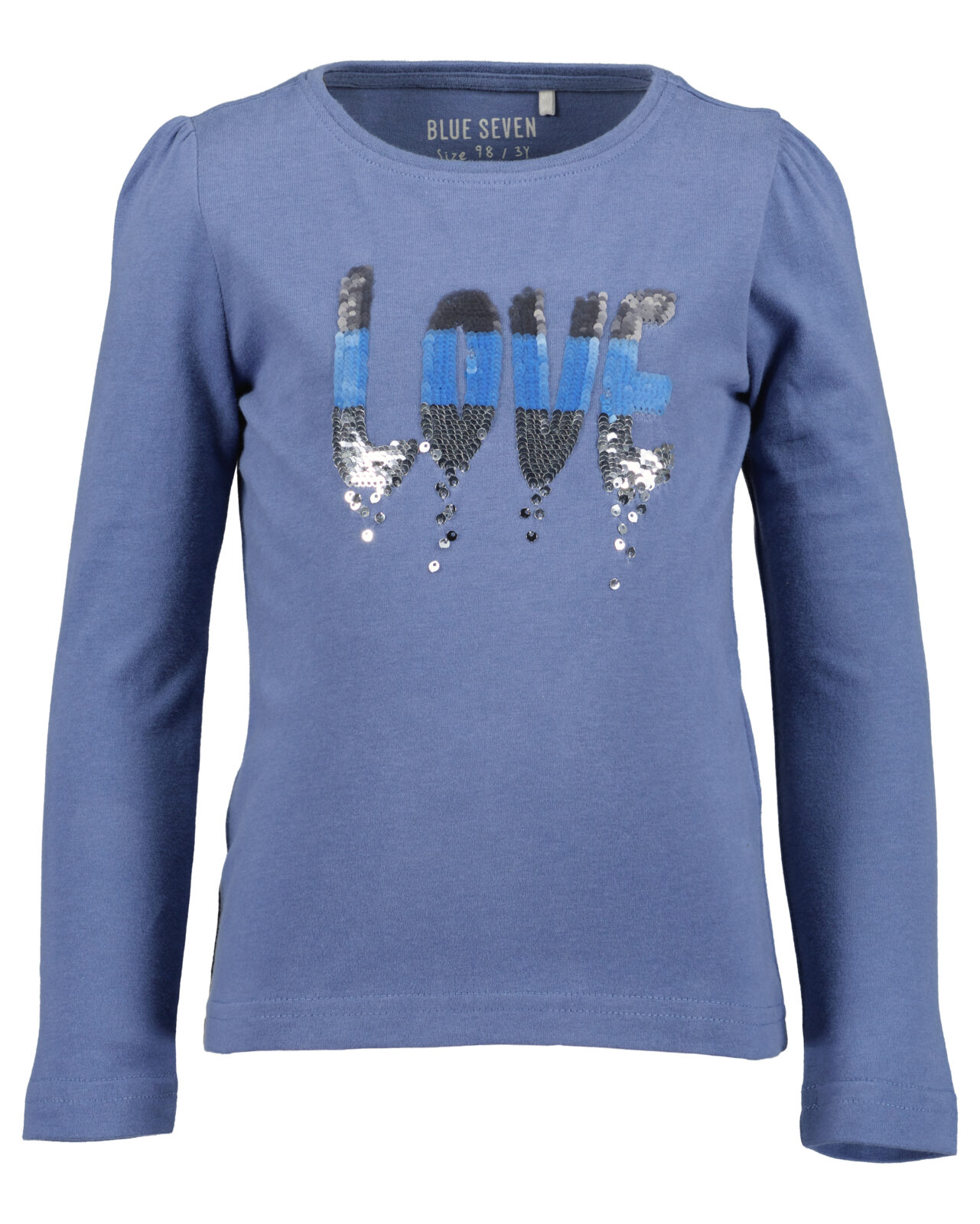 Blue Seven longsleeve Jeansblauw 750818-725 - Afbeelding 3