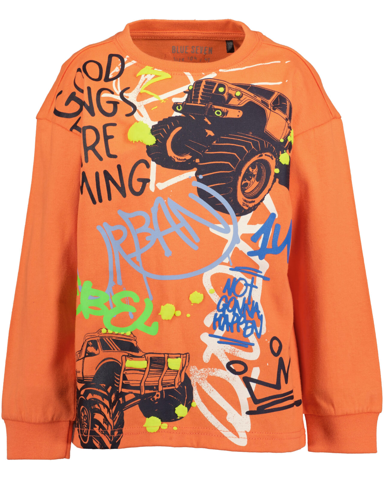 Blue Seven sweater Oranje 850819-2330 - Afbeelding 2