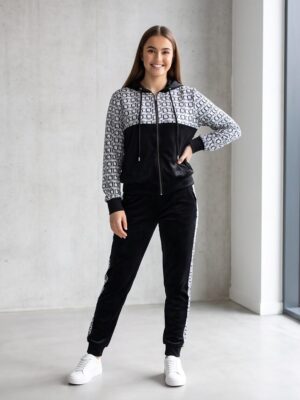 Set Dames Disco Wit/zwart