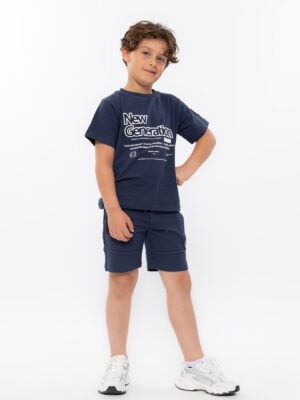 No Way Monday jongens jogging shorts antraciet cargo N58195-1