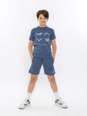 No Way Monday jongens jogging shorts indigo wave N58242-1