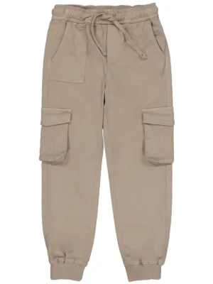 Quapi broek met zijzakken dark sand QS251FITZ!