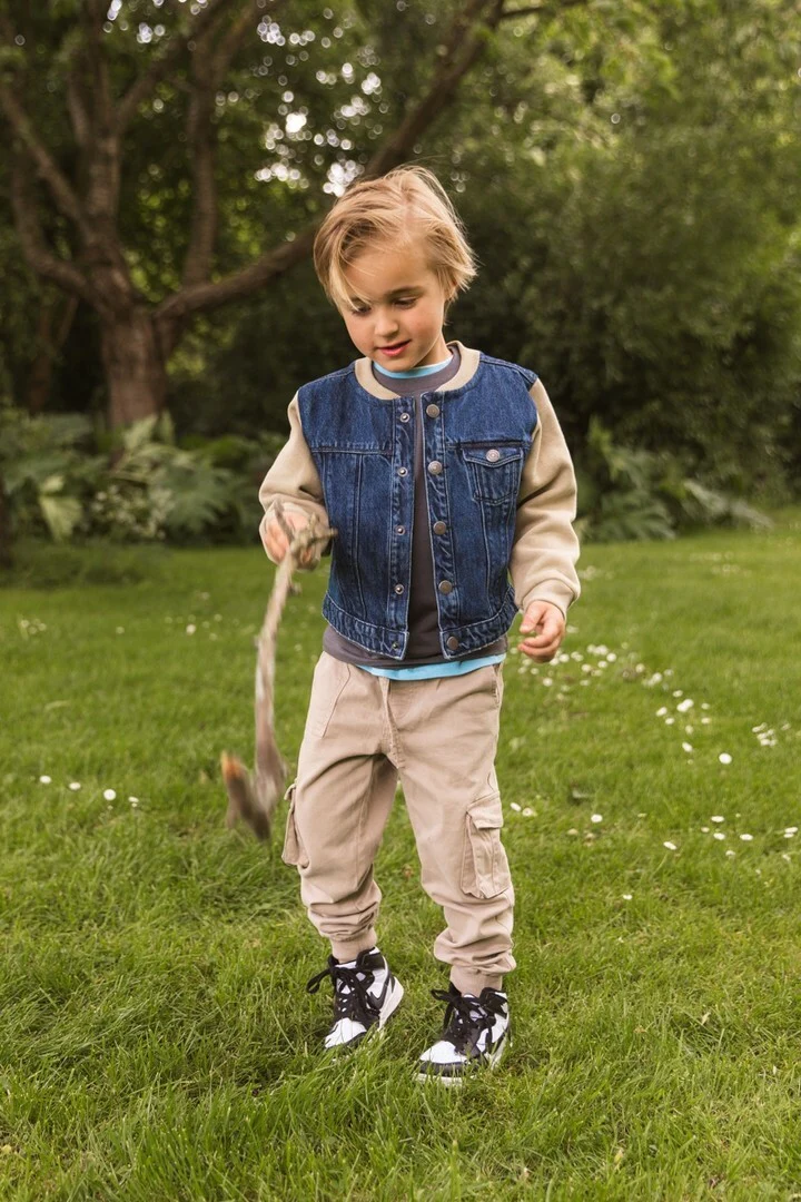 Quapi broek met zijzakken dark sand QS251FITZ! - Afbeelding 3