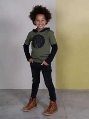 Legends22 longsleeve hooded Hidde capulet olive (B24-809)
