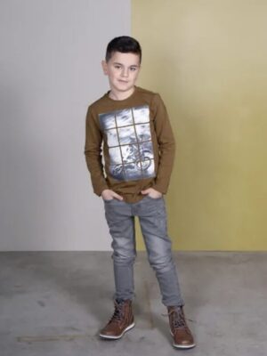 Legends22 longsleeve Harbin bronze brown (B24-807)