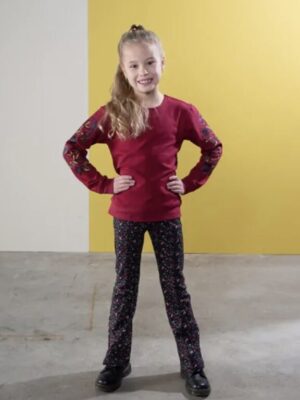 Lovestation22 sweater Gaia tibetan red (B24-704)