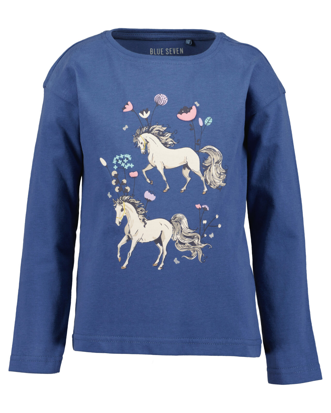Blue Seven longsleeve paarden blauw 750798_5403 - Afbeelding 2