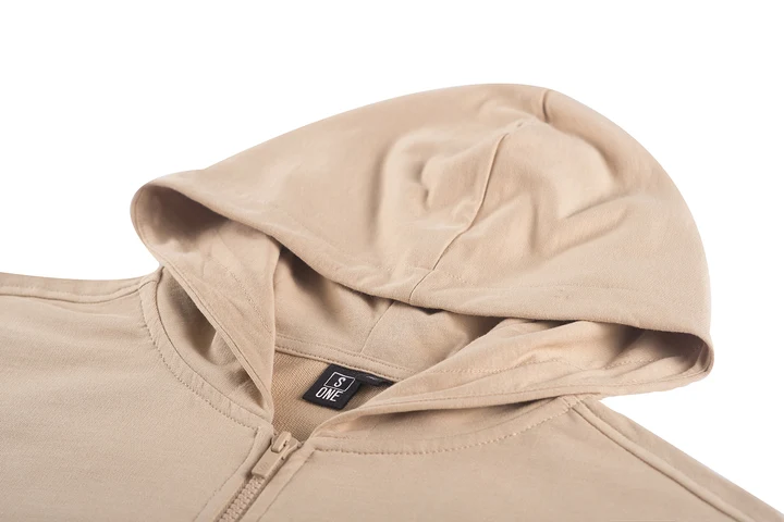 Someone (S-one) vest met rits dark beige Ewout-B-08-C - Afbeelding 4