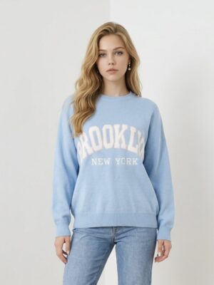 Brooklyn candy sweater iceblue