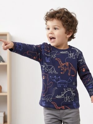 Blue Seven longsleeve Nachtblauw  850827-5909