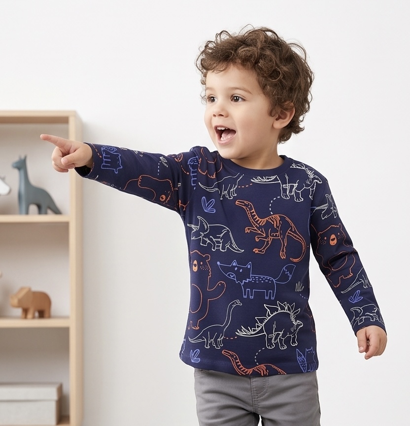 Blue Seven longsleeve Nachtblauw 850827-5909