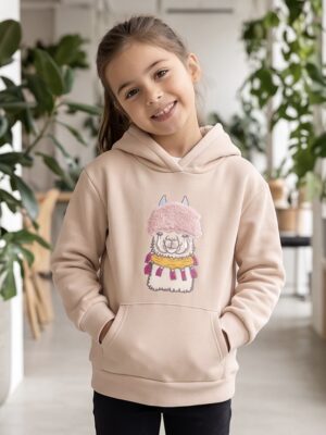 Someone sweater met wollen kap beige Issa-SG-16-C