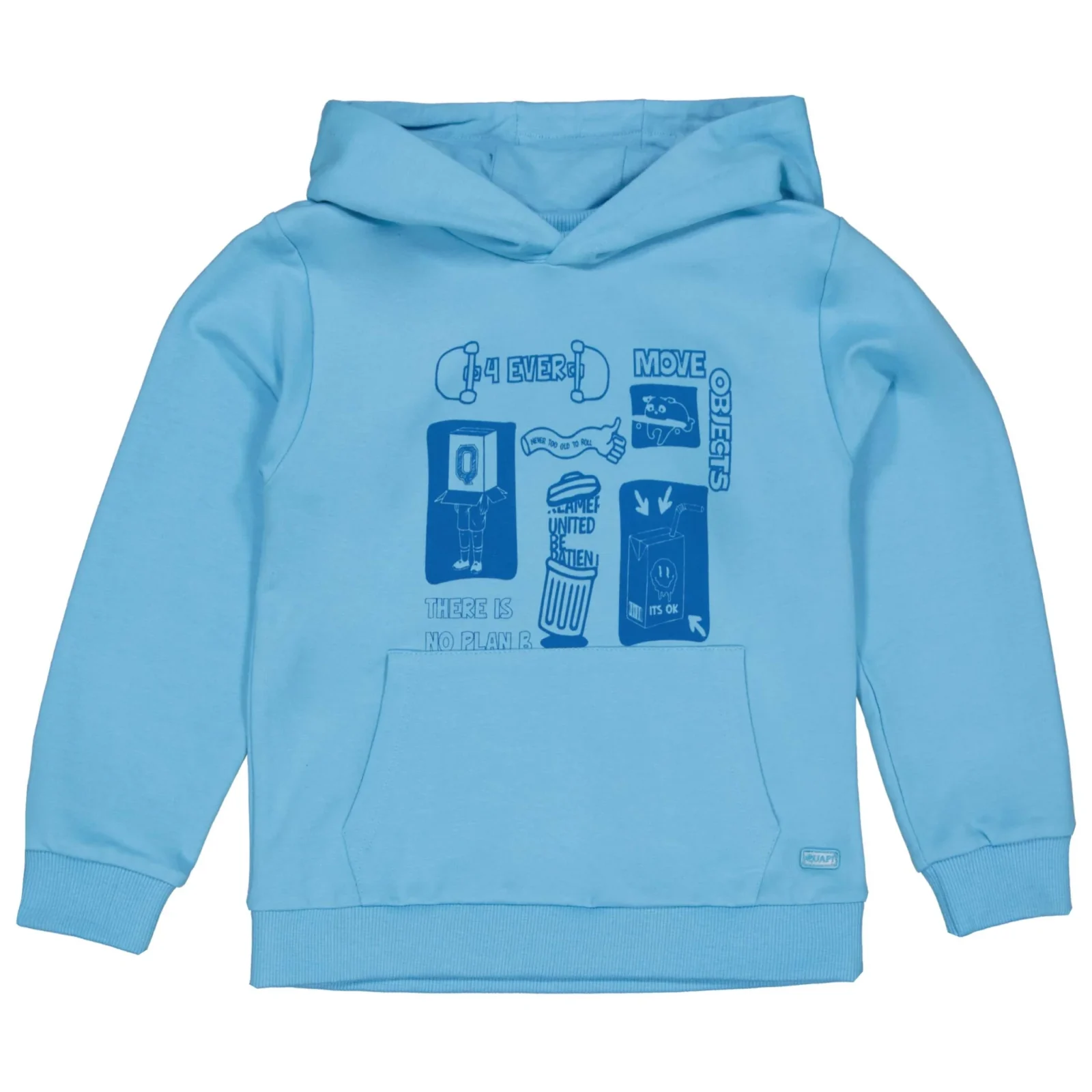 Quapi hoodie light aque QS251FERO - Afbeelding 3