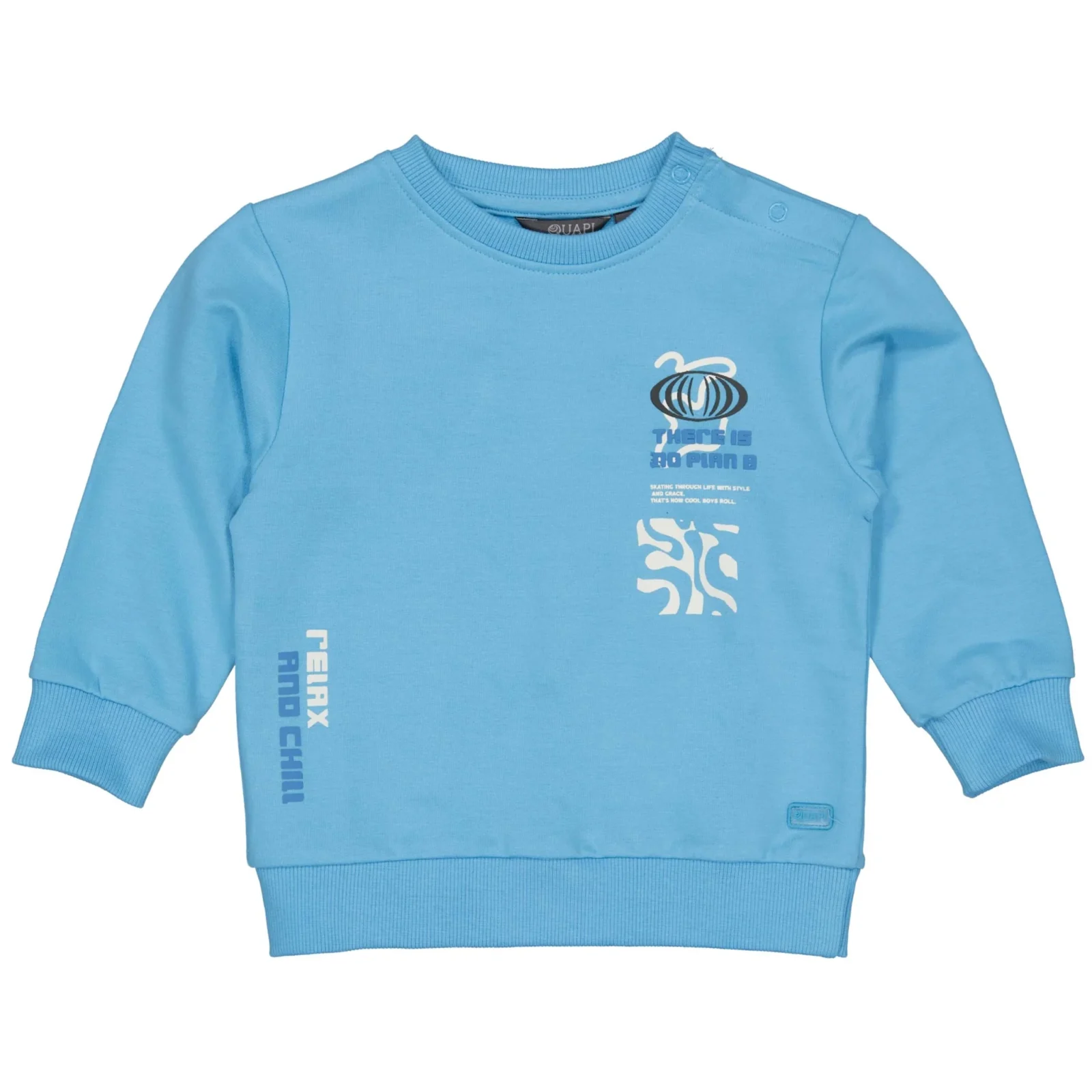 Quapi sweater light aqua QS251Marlon - Afbeelding 2