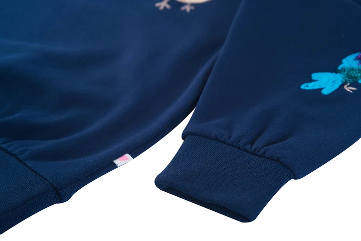 Someone sweater lieve glitter vogelprint navy Talia-SG-16-J LAATSTE STUK MAAT 110 - Afbeelding 5
