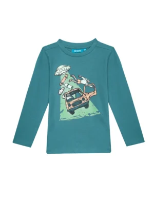 Someone longsleeve petrol Bowery-SB-03-D