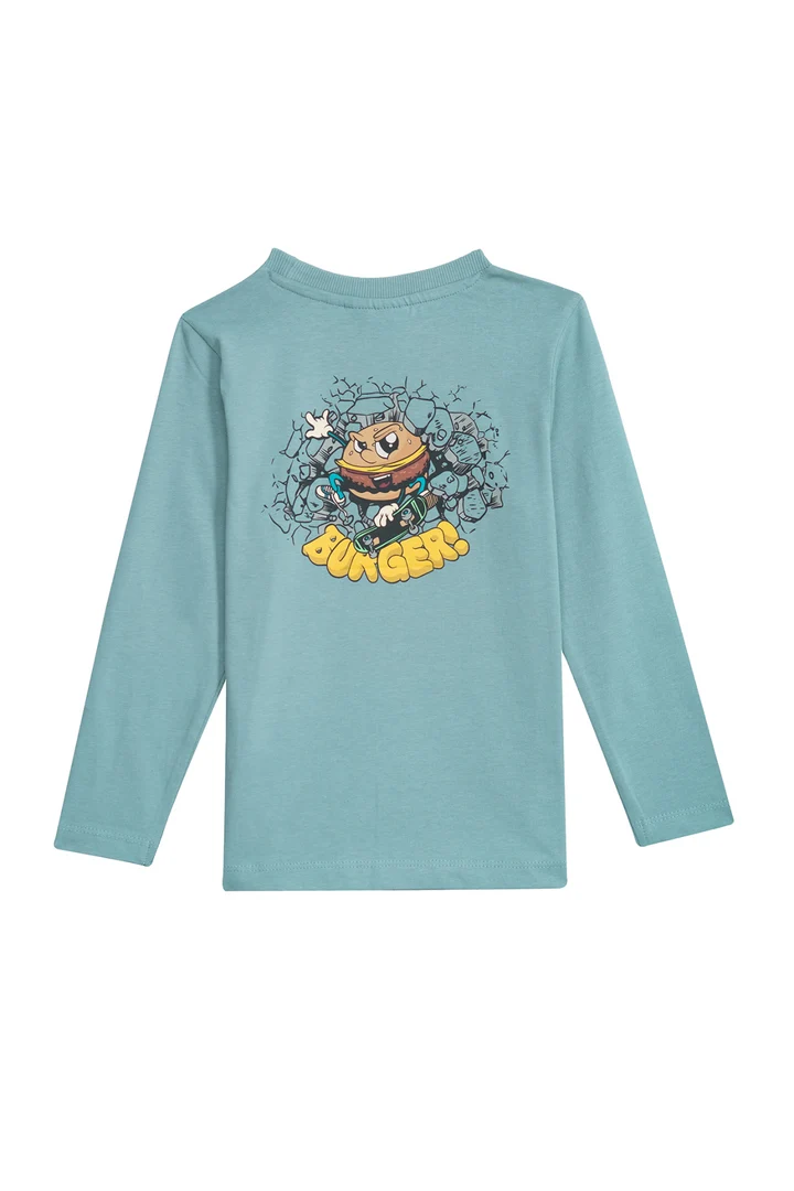 Someone longsleeve light blue Brunch-SB-03-D - Afbeelding 2