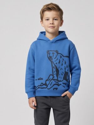 Someone hoodie met beer Beaufort-SB-16-A blauw
