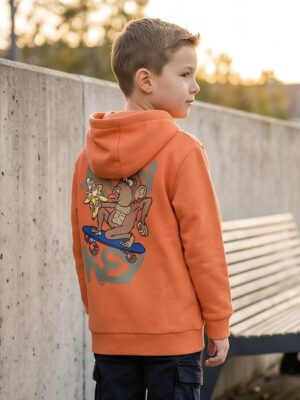 Someone hoodie met leuke print aap achterzijde Georges-SB-16-A