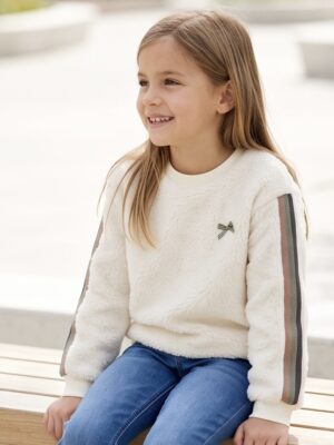 Someone zachte teddy trui ecru Bonjour-SG-16-M