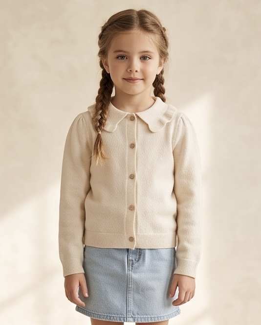 Someone glitter vestje met knoopjes Amanda-SG-15-H