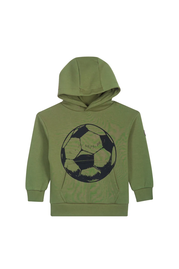 Someone hoodie met voetbal khaki Nelson-SB-16-A - Afbeelding 2