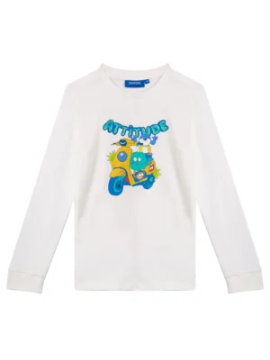 Someone longsleeve ecru Nikko-SB-03-D